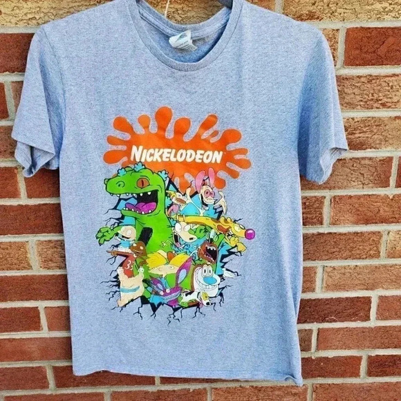 Nickelodeon Cartoon Character Graphic Tee Men's Size Small - Picture 1 of 8
